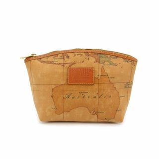 プリマクラッセ(PRIMA CLASSE)の超美品 プリマクラッセ ポーチ 世界地図柄 伊製 30-25031702(ポーチ)