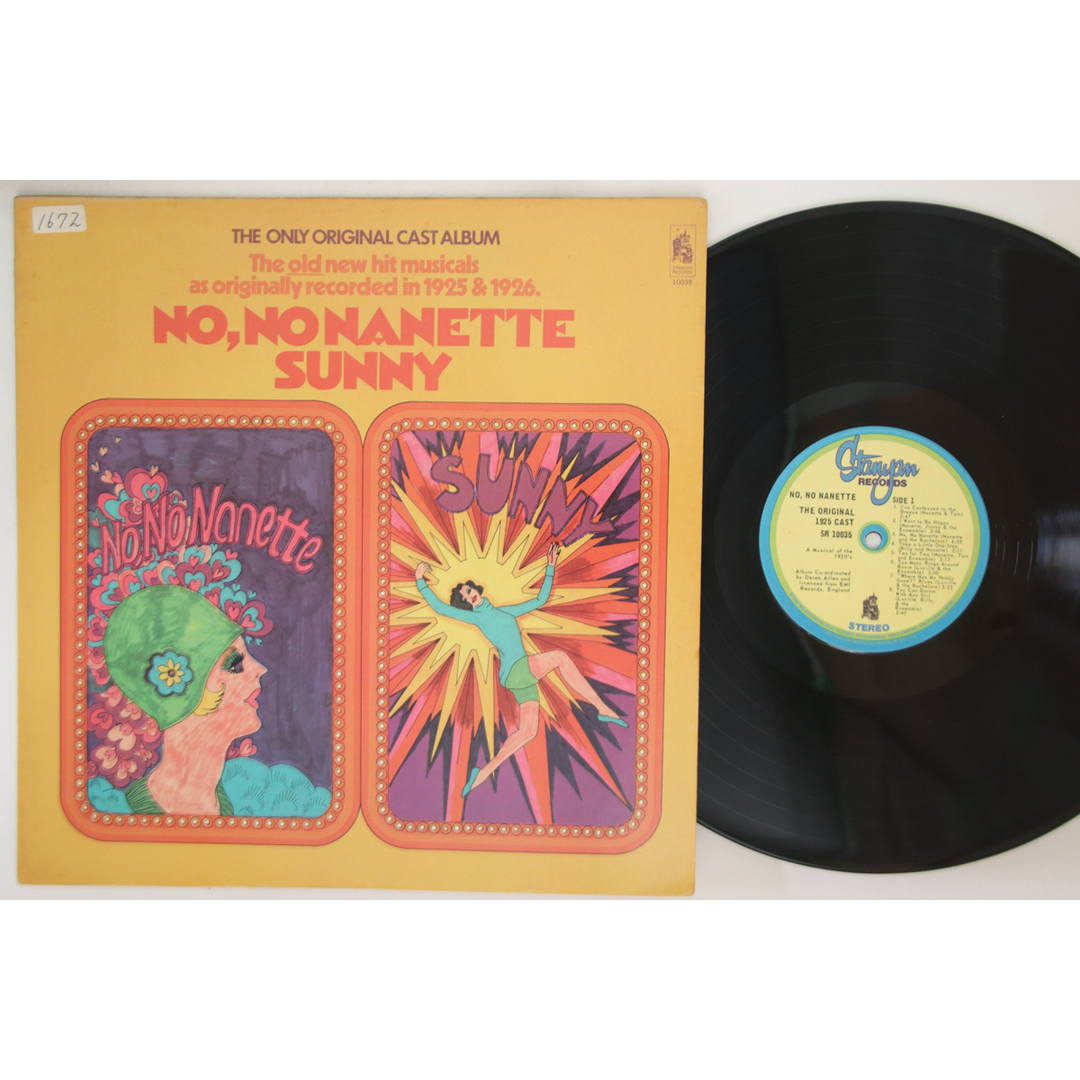 米LP Ost, Jerome Kern No, No Nanette / Sunny SR10035 STANYAN /00260 エンタメ/ホビーのエンタメ その他(その他)の商品写真