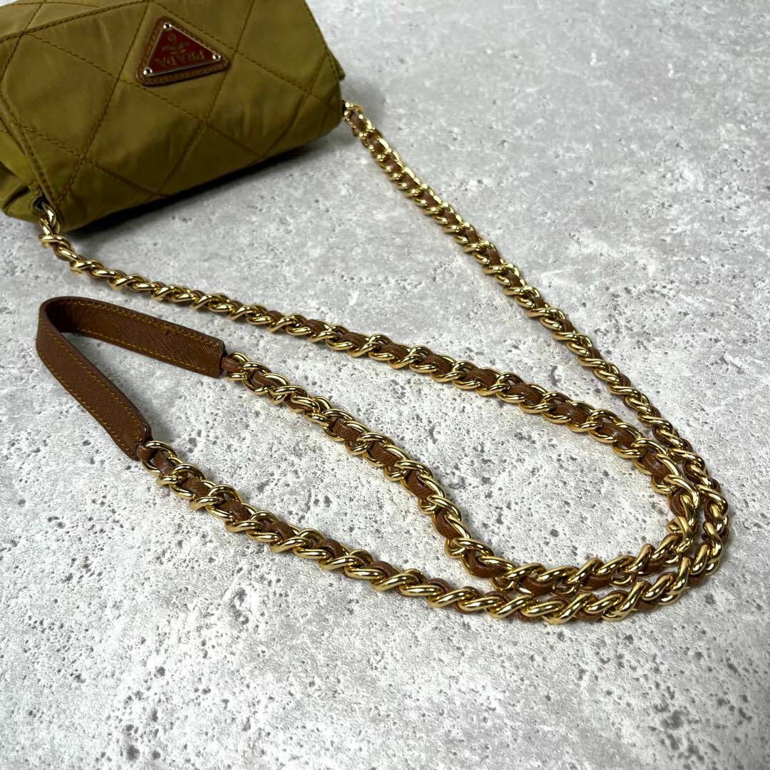 PRADA - 美品 PRADA プラダ キルティング チェーン ショルダー PRADA - 美品 PRADA プラダ キルティング チェーン ショルダー