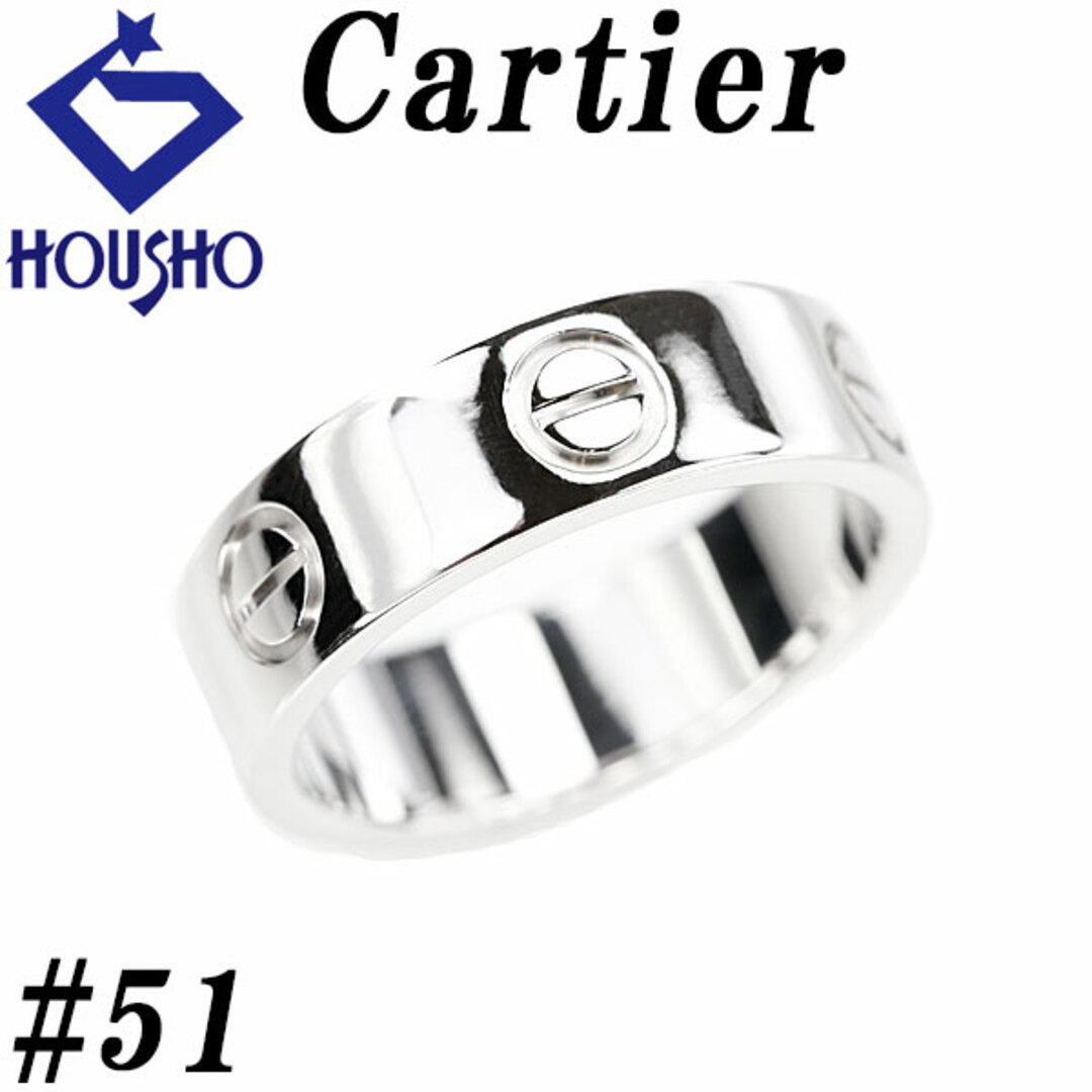 Cartier - カルティエ ラブ リング K18ホワイトゴールド CARTIER Cartier - カルティエ ラブ リング K18ホワイトゴールド CARTIER