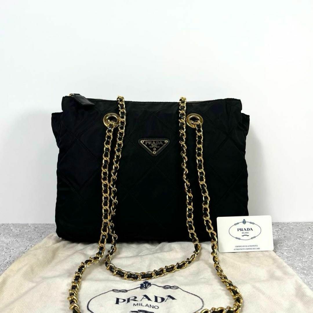 PRADA - 美品 PRADA プラダ キルティング チェーン ショルダー PRADA - 美品 PRADA プラダ キルティング チェーン ショルダー