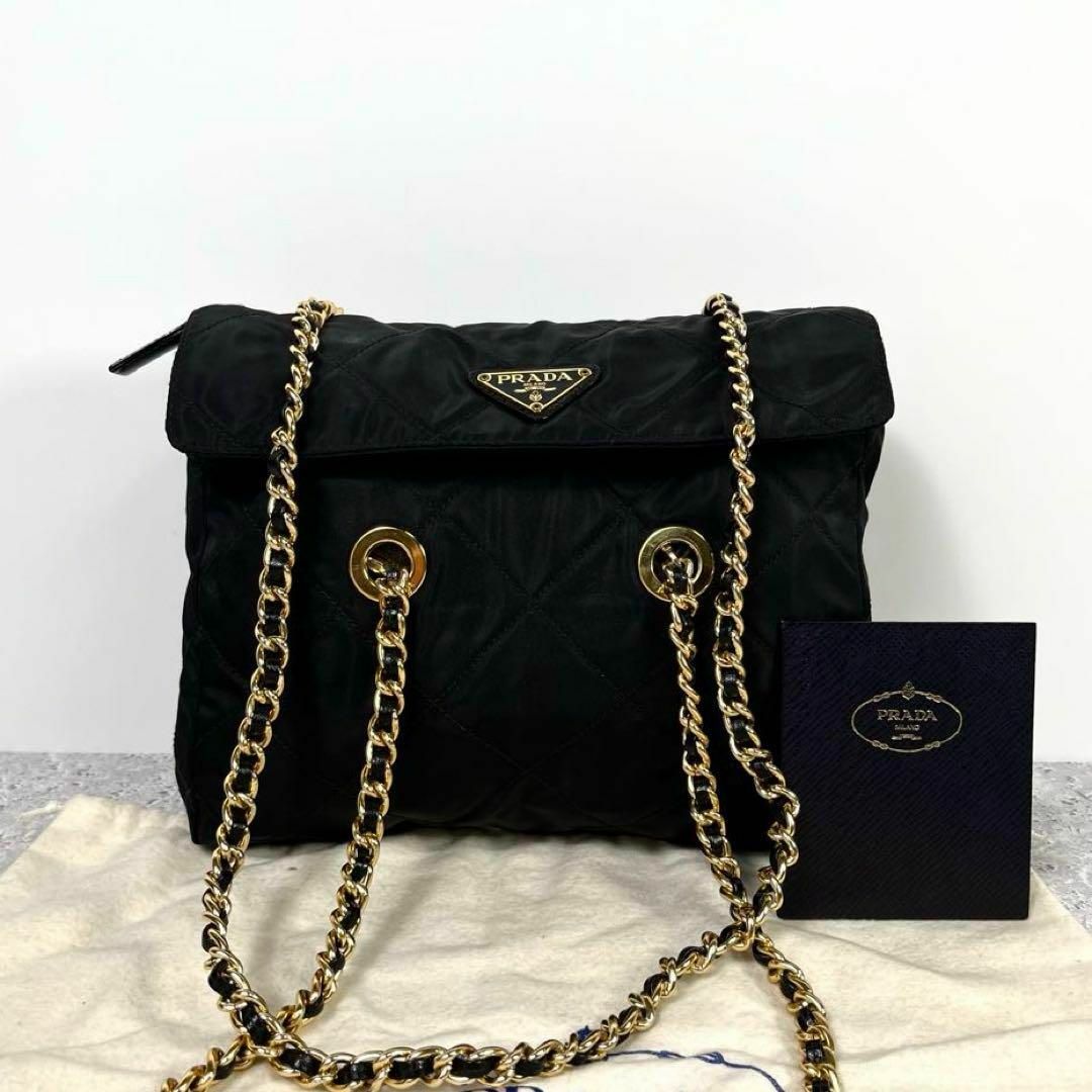 PRADA - 美品 PRADA プラダ キルティング チェーン ショルダー PRADA - 美品 PRADA プラダ キルティング チェーン ショルダー