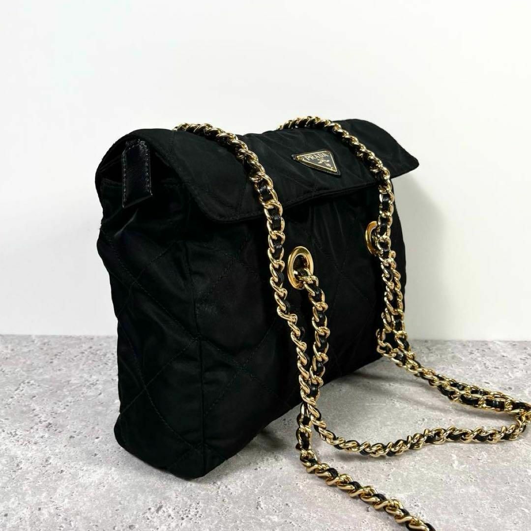 PRADA - 美品 PRADA プラダ キルティング チェーン ショルダー PRADA - 美品 PRADA プラダ キルティング チェーン ショルダー