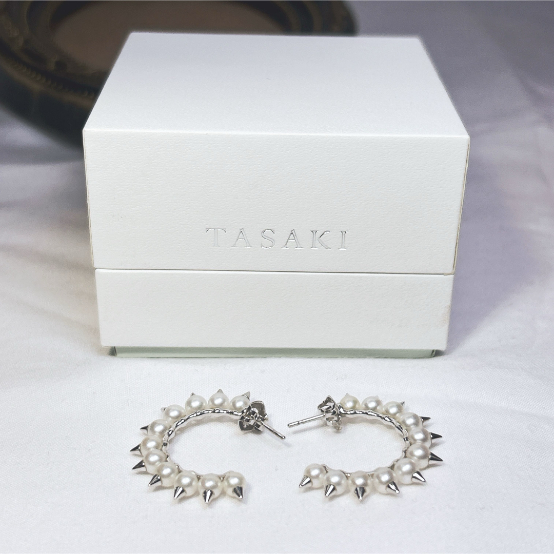 TASAKI - K18WG TASAKI タサキ デインジャー トライブ ピアス TASAKI - K18WG TASAKI タサキ デインジャー トライブ ピアス