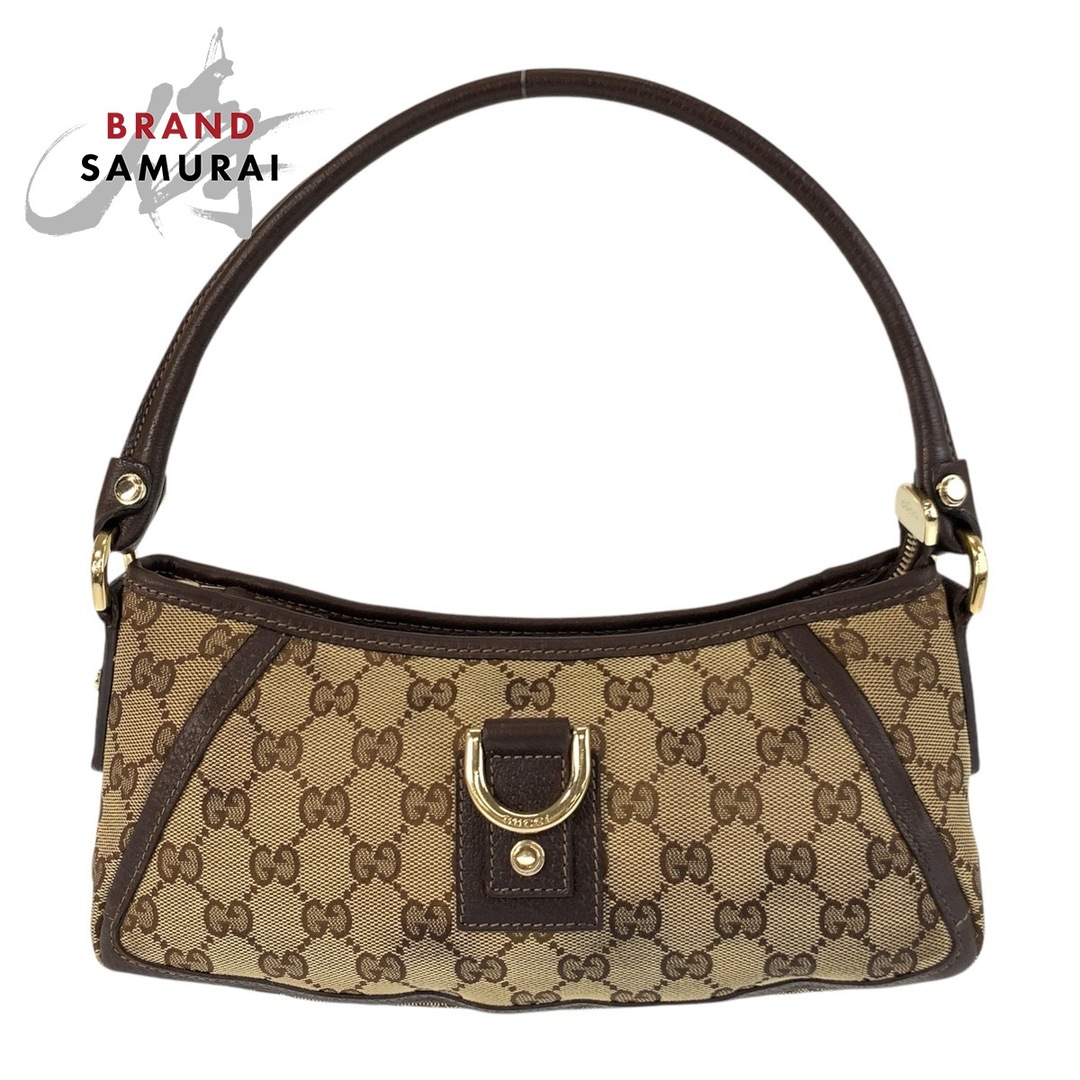 GUCCI - GUCCI グッチ アビー ベージュ ブラウン ゴールド金具 GUCCI - GUCCI グッチ アビー ベージュ ブラウン ゴールド金具