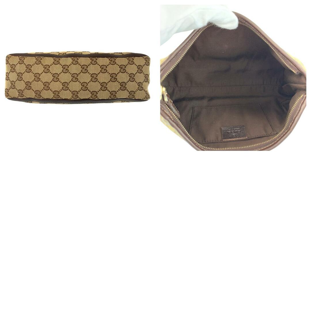 GUCCI - GUCCI グッチ アビー ベージュ ブラウン ゴールド金具 GUCCI - GUCCI グッチ アビー ベージュ ブラウン ゴールド金具