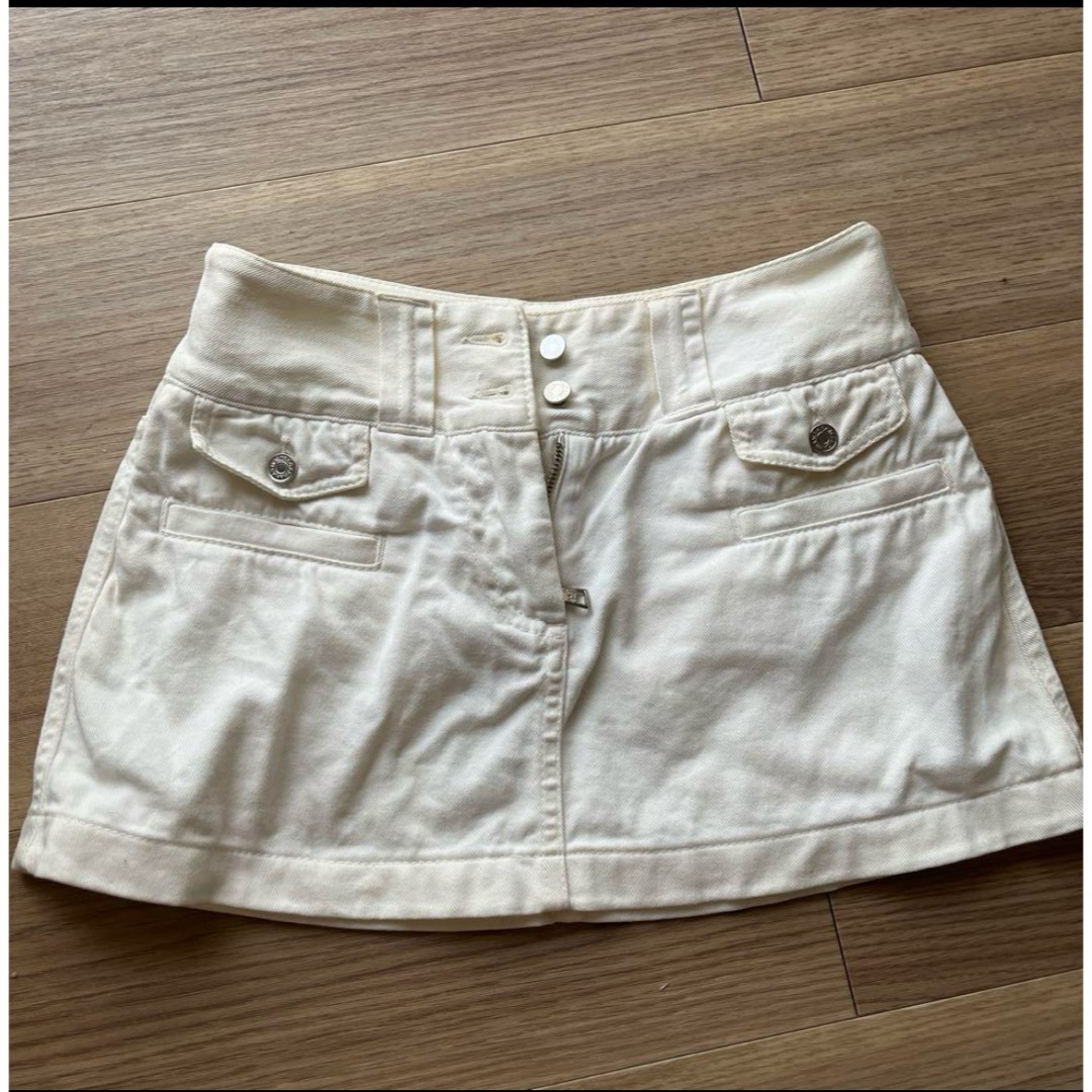 DOLCE&GABBANA - DOLCE & GABBANA ホワイトデニムスカートの通販 DOLCE&GABBANA - DOLCE & GABBANA ホワイトデニムスカートの通販