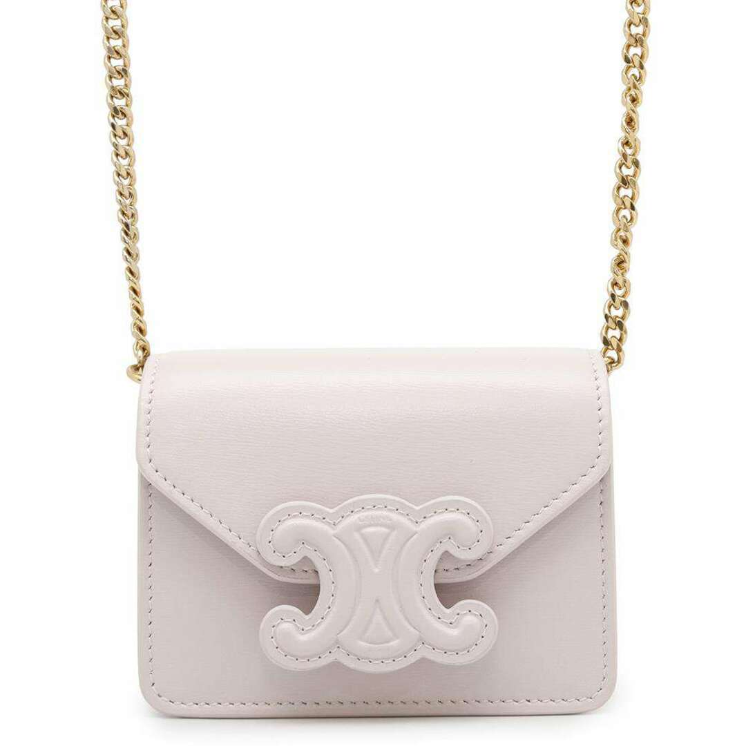 CELINE - セリーヌ チェーンショルダーバッグ トリオンフ レザー CELINE - セリーヌ チェーンショルダーバッグ トリオンフ レザー