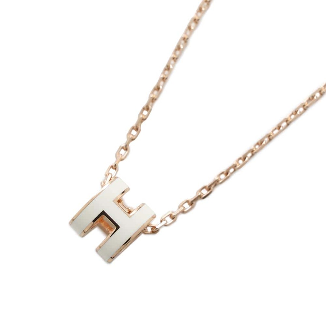 HERMES - エルメス ネックレス ミニ・ポップアッシュ ホワイト HERMES - エルメス ネックレス ミニ・ポップアッシュ ホワイト