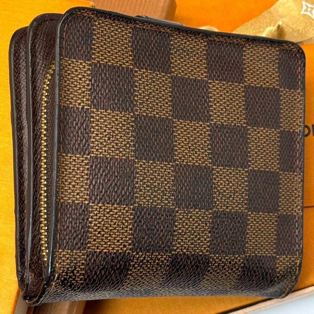 LOUIS VUITTON - 良品 ルイヴィトン ダミエ エベヌ コンパクト LOUIS VUITTON - 良品 ルイヴィトン ダミエ エベヌ コンパクト