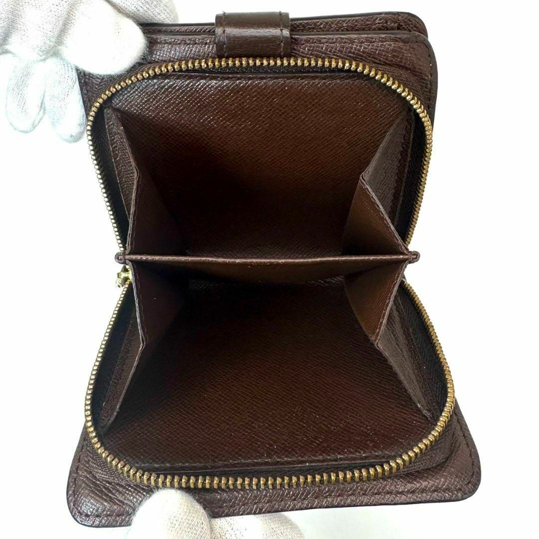 LOUIS VUITTON - 良品 ルイヴィトン ダミエ エベヌ コンパクト LOUIS VUITTON - 良品 ルイヴィトン ダミエ エベヌ コンパクト