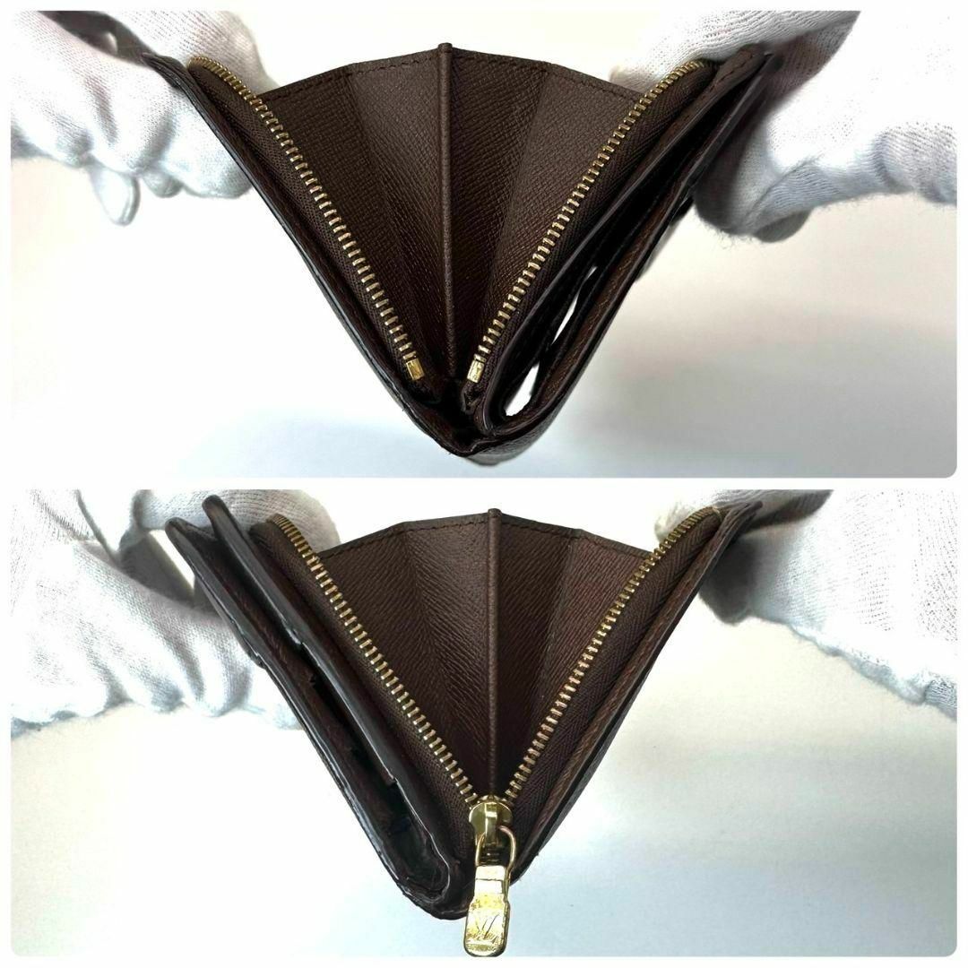 LOUIS VUITTON - 良品 ルイヴィトン ダミエ エベヌ コンパクト LOUIS VUITTON - 良品 ルイヴィトン ダミエ エベヌ コンパクト