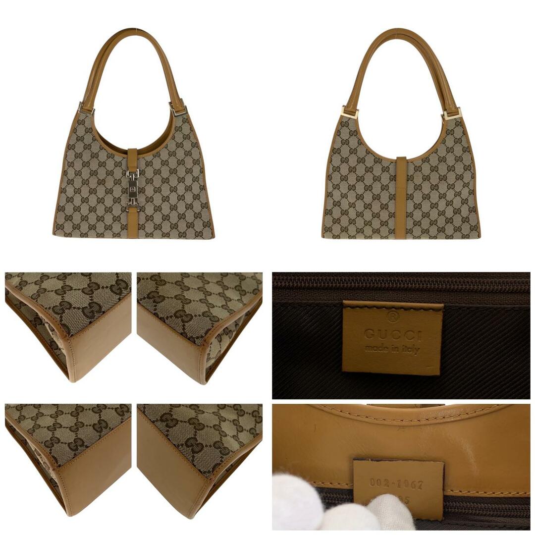 GUCCI - 美品 GUCCI グッチ ジャッキー ベージュ ライトブラウン GUCCI - 美品 GUCCI グッチ ジャッキー ベージュ ライトブラウン
