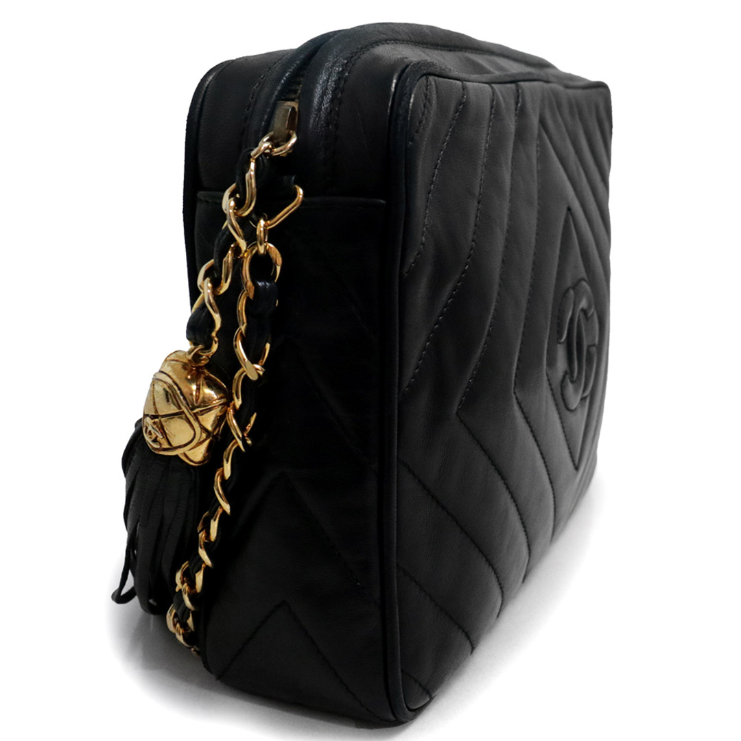 CHANEL - シャネル ココマーク ダイヤステッチ タッセル CHANEL - シャネル ココマーク ダイヤステッチ タッセル