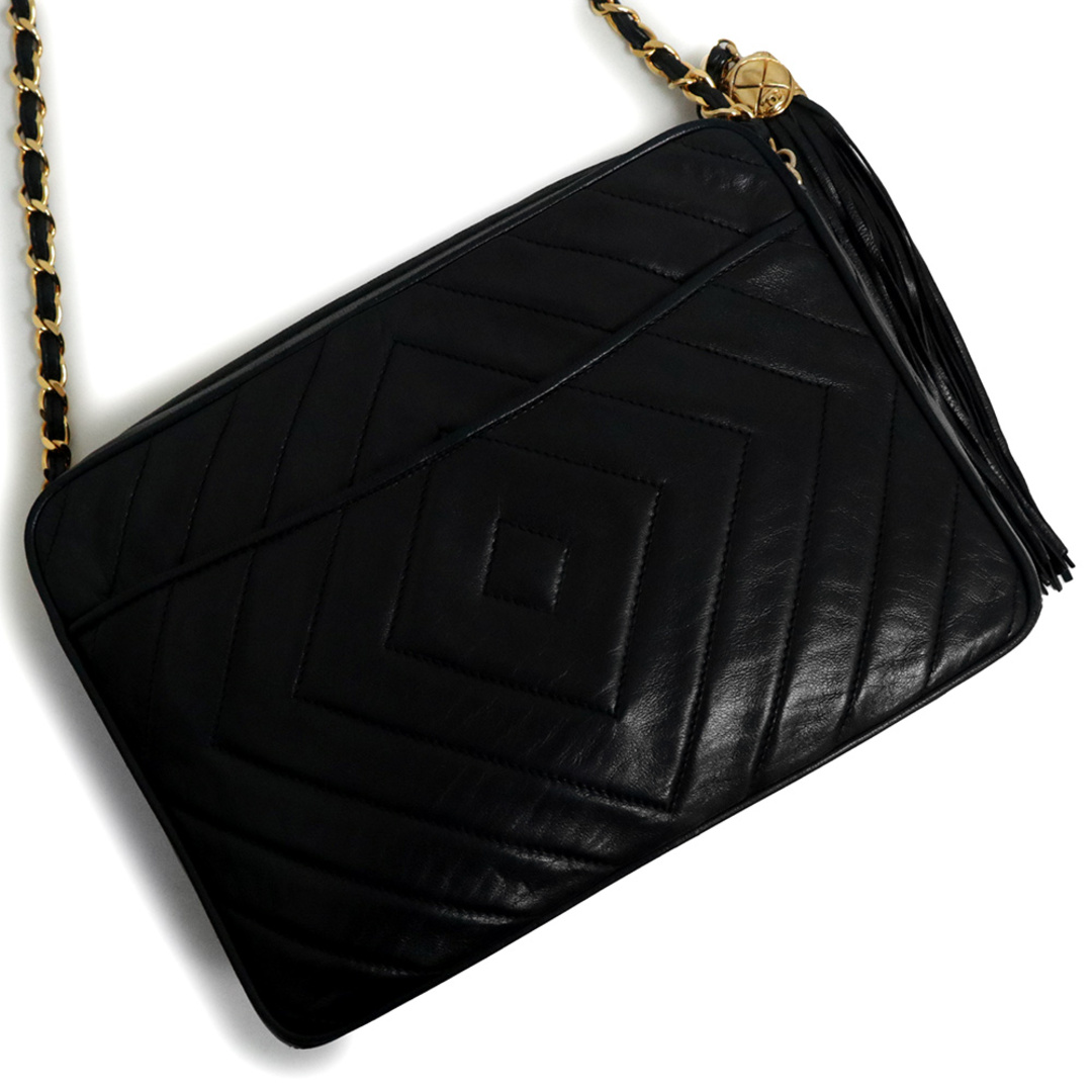 CHANEL - シャネル ココマーク ダイヤステッチ タッセル CHANEL - シャネル ココマーク ダイヤステッチ タッセル