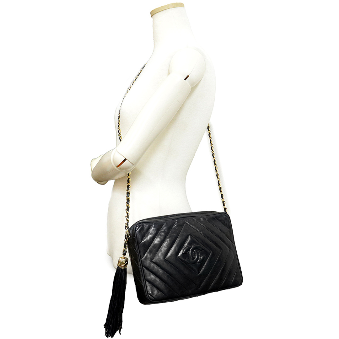 CHANEL - シャネル ココマーク ダイヤステッチ タッセル CHANEL - シャネル ココマーク ダイヤステッチ タッセル
