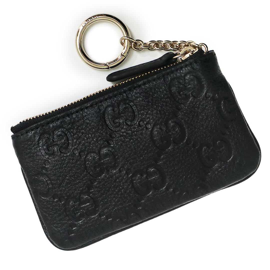 GUCCI - グッチ GGエンブレム ジップ キーケース コインケース GUCCI - グッチ GGエンブレム ジップ キーケース コインケース