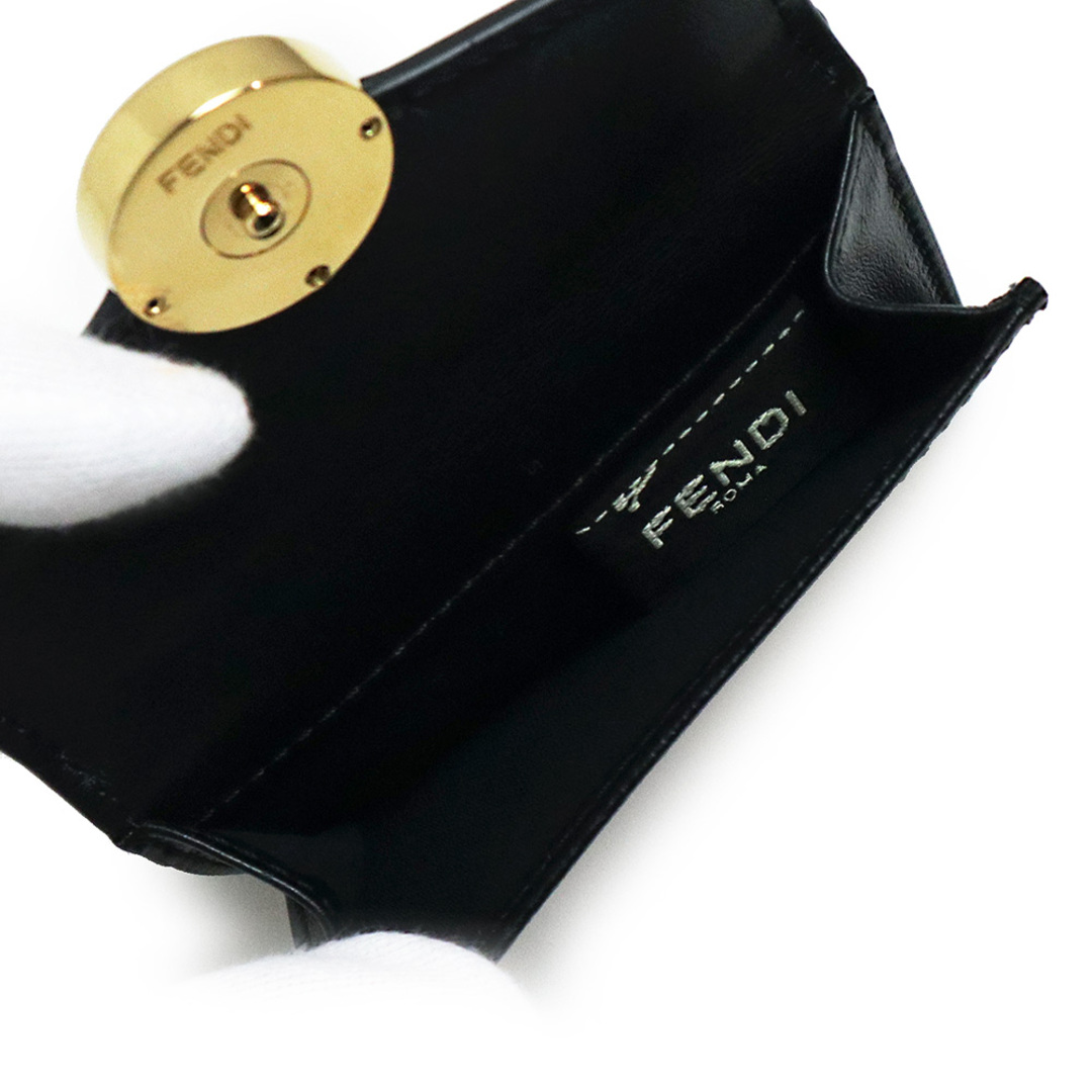 FENDI - フェンディ エフ イズ コンパクト 三つ折り財布 カーフ FENDI - フェンディ エフ イズ コンパクト 三つ折り財布 カーフ