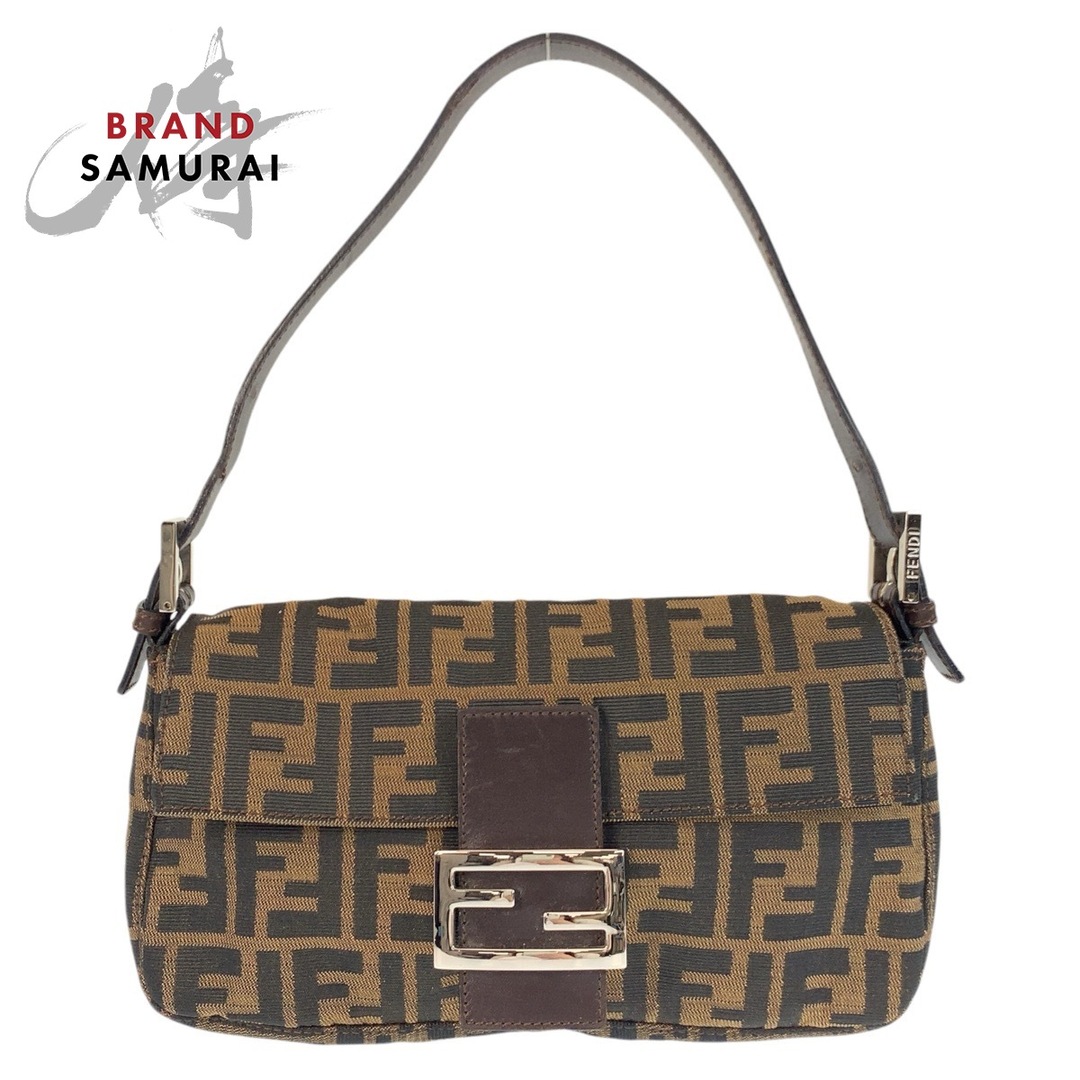 FENDI - 美品 FENDI フェンディ ズッカ マンマバケット ブラウン FENDI - 美品 FENDI フェンディ ズッカ マンマバケット ブラウン