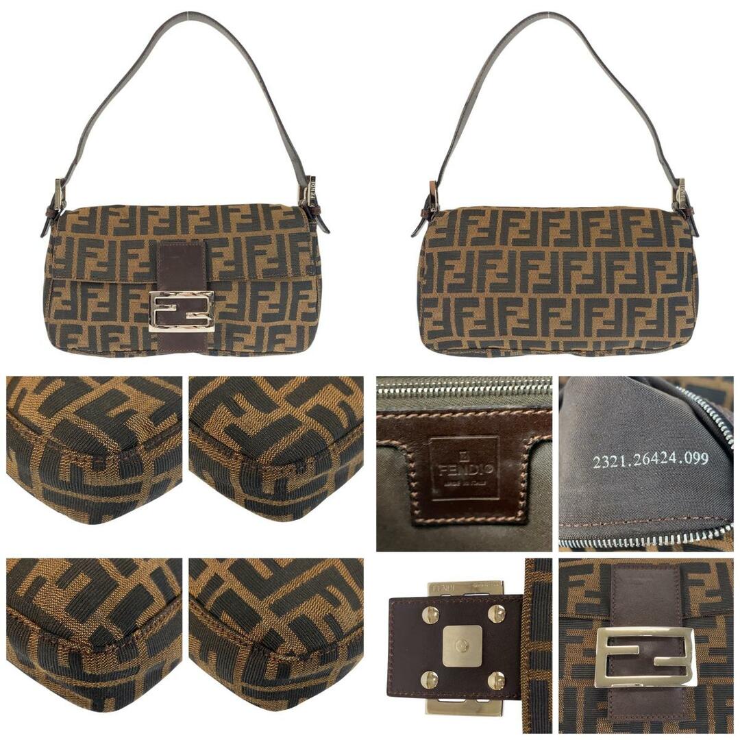 FENDI - 美品 FENDI フェンディ ズッカ マンマバケット ブラウン FENDI - 美品 FENDI フェンディ ズッカ マンマバケット ブラウン
