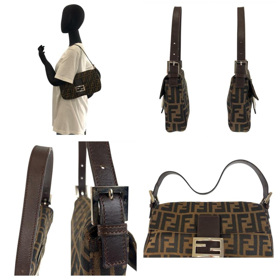 FENDI - 美品 FENDI フェンディ ズッカ マンマバケット ブラウン FENDI - 美品 FENDI フェンディ ズッカ マンマバケット ブラウン