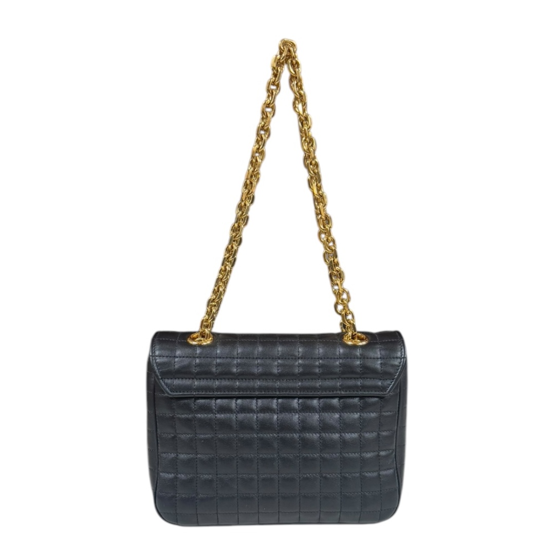 CELINE - セリーヌ スモールC ショルダーバッグ レザー CELINE - セリーヌ スモールC ショルダーバッグ レザー