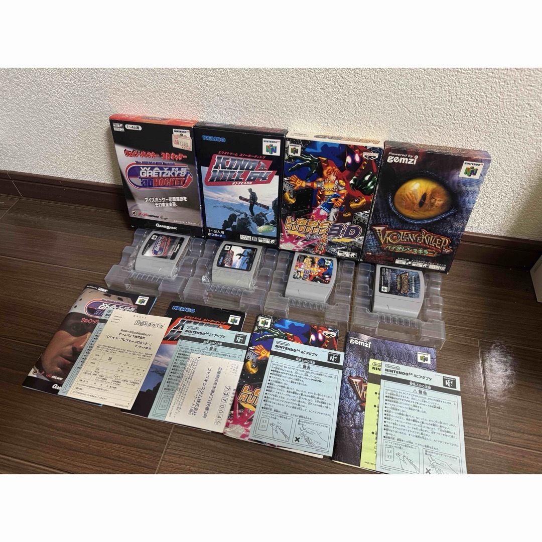 NINTENDO 64(ニンテンドウ64)のニンテンドー64 キングヒル ウェイン・グレツキー 3Dホッケー ロードランナー エンタメ/ホビーのゲームソフト/ゲーム機本体(家庭用ゲームソフト)の商品写真