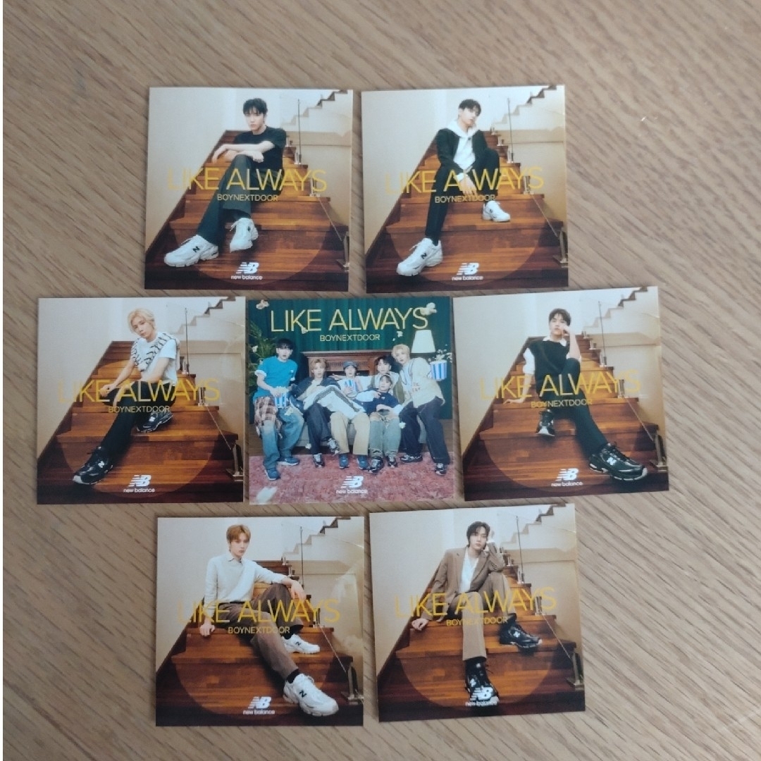 BOYNEXTDOOR(ボーイネクストドア)のニューバランス BOYNEXTDOOR ステッカー エンタメ/ホビーのタレントグッズ(アイドルグッズ)の商品写真