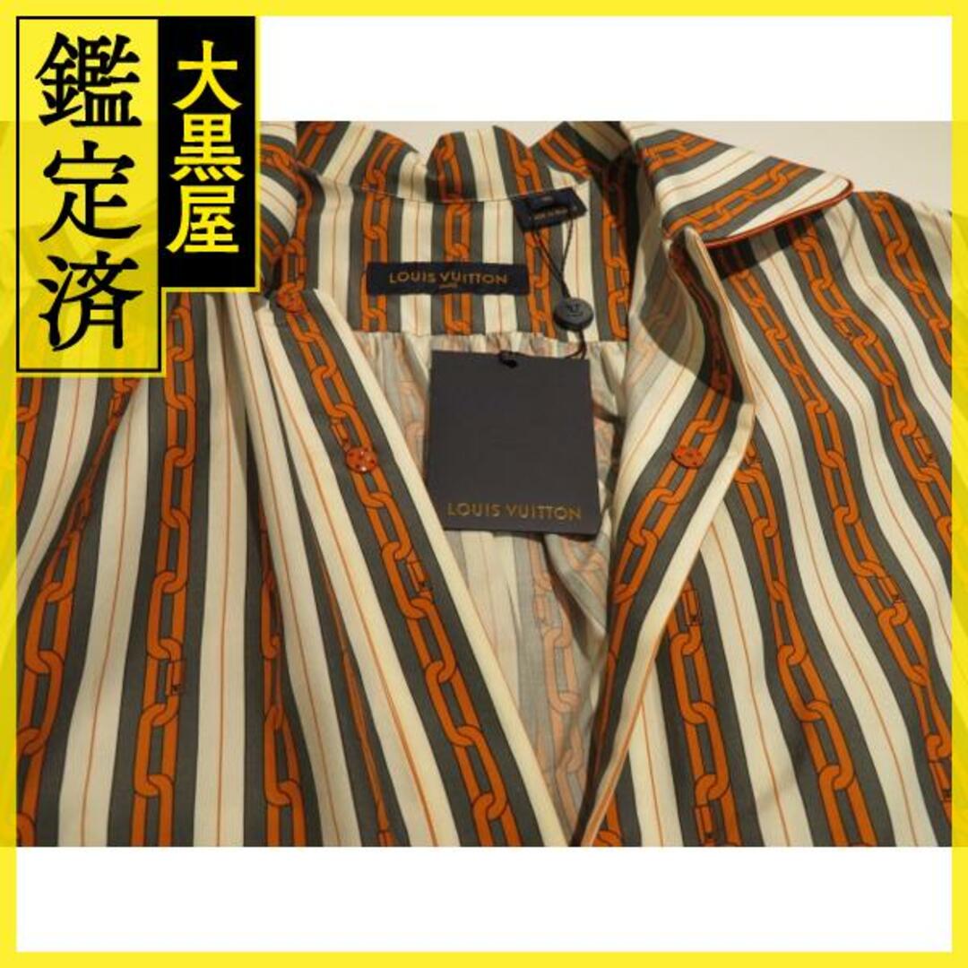 ルイヴィトン☆Tシャツ ストライプ チェーン LVマーク お洒落♪ LOUIS VUITTON - ルイ・ヴィトン チェーンデザインストライプ