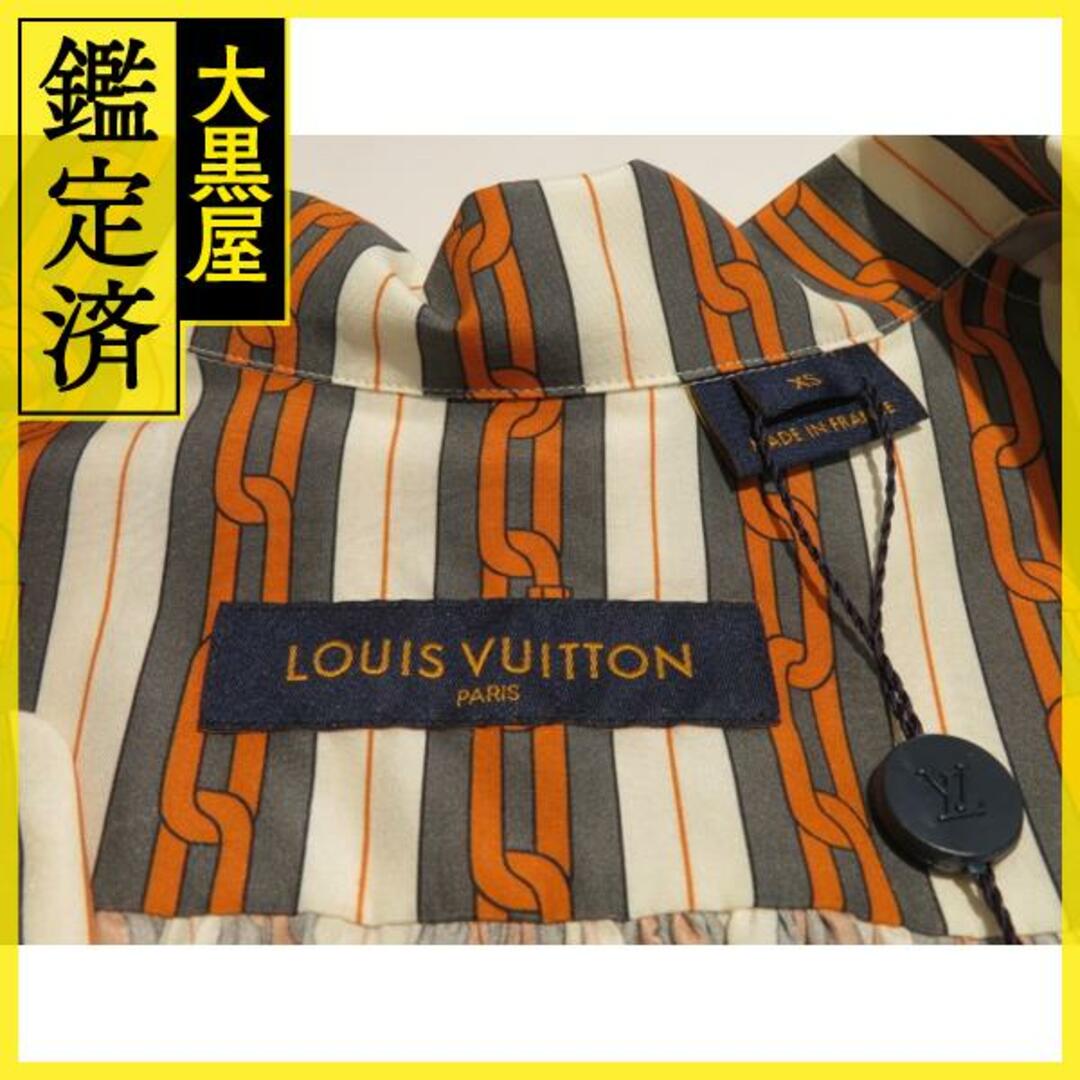ルイヴィトン☆Tシャツ ストライプ チェーン LVマーク お洒落♪ LOUIS VUITTON - ルイ・ヴィトン チェーンデザインストライプ