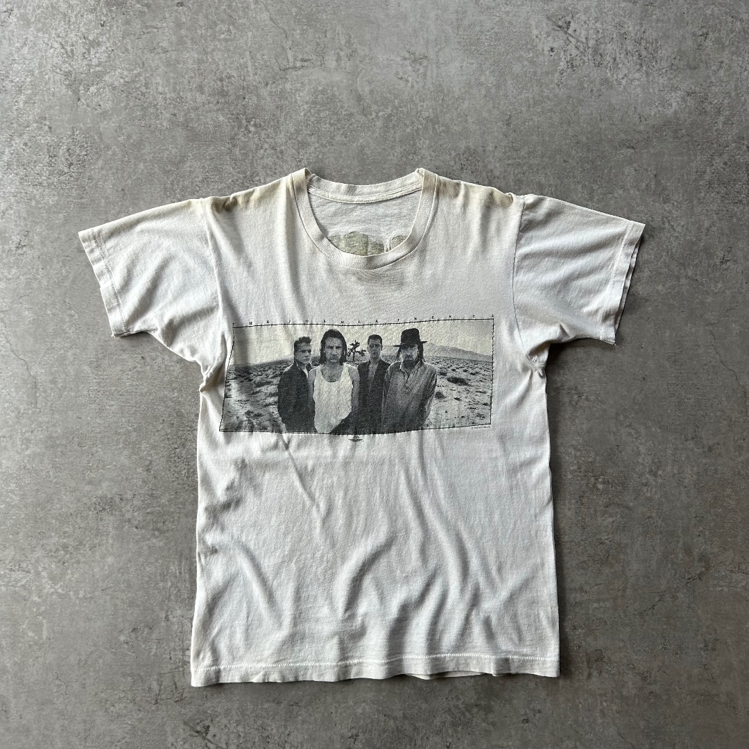 VINTAGE - 80s U2 ユーツー バンドtシャツ/ツアーtシャツ USA製 ホワイト