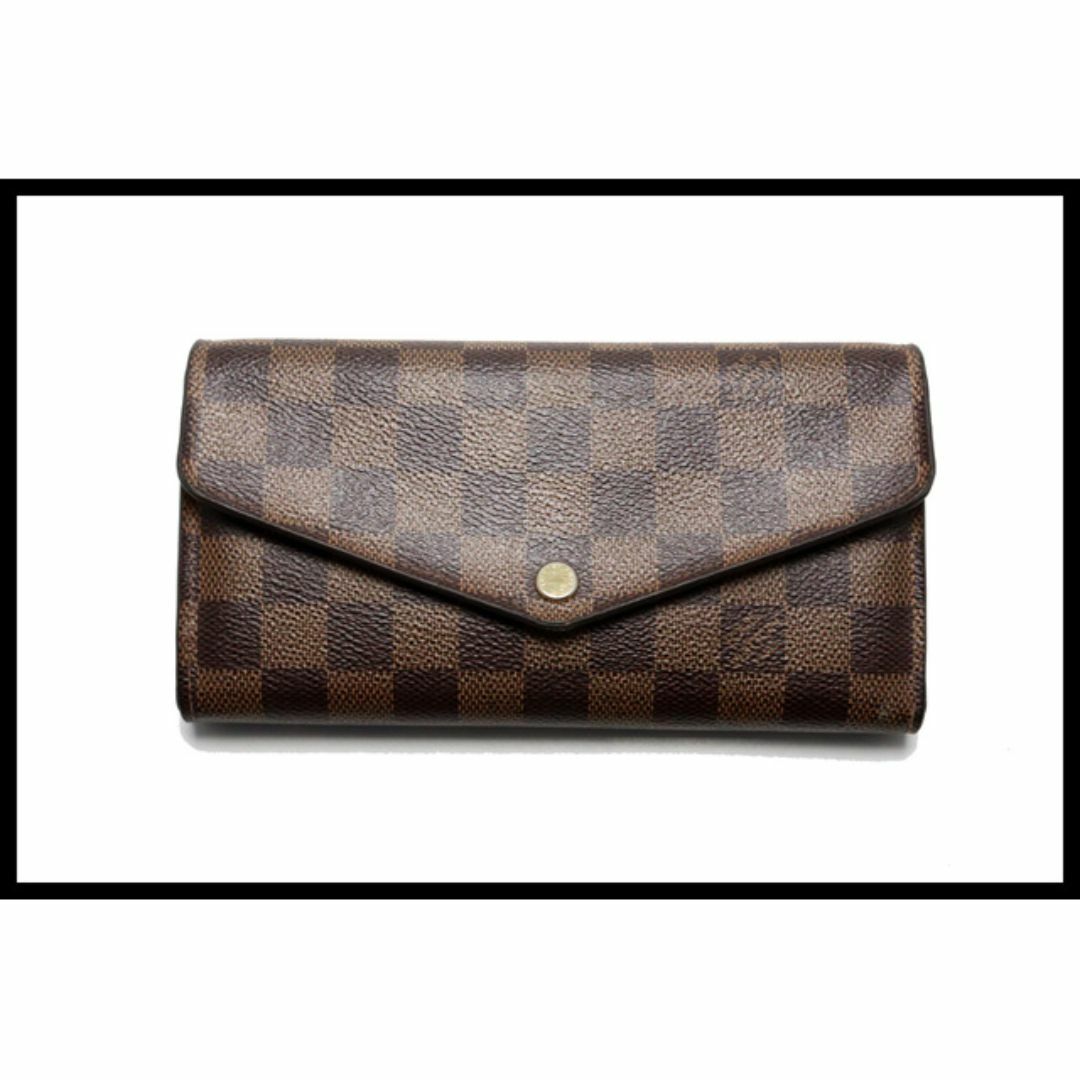 LOUIS VUITTON - ヴィトン ダミエ 新型 ポルトフォイユサラ 折り LOUIS VUITTON - ヴィトン ダミエ 新型 ポルトフォイユサラ 折り