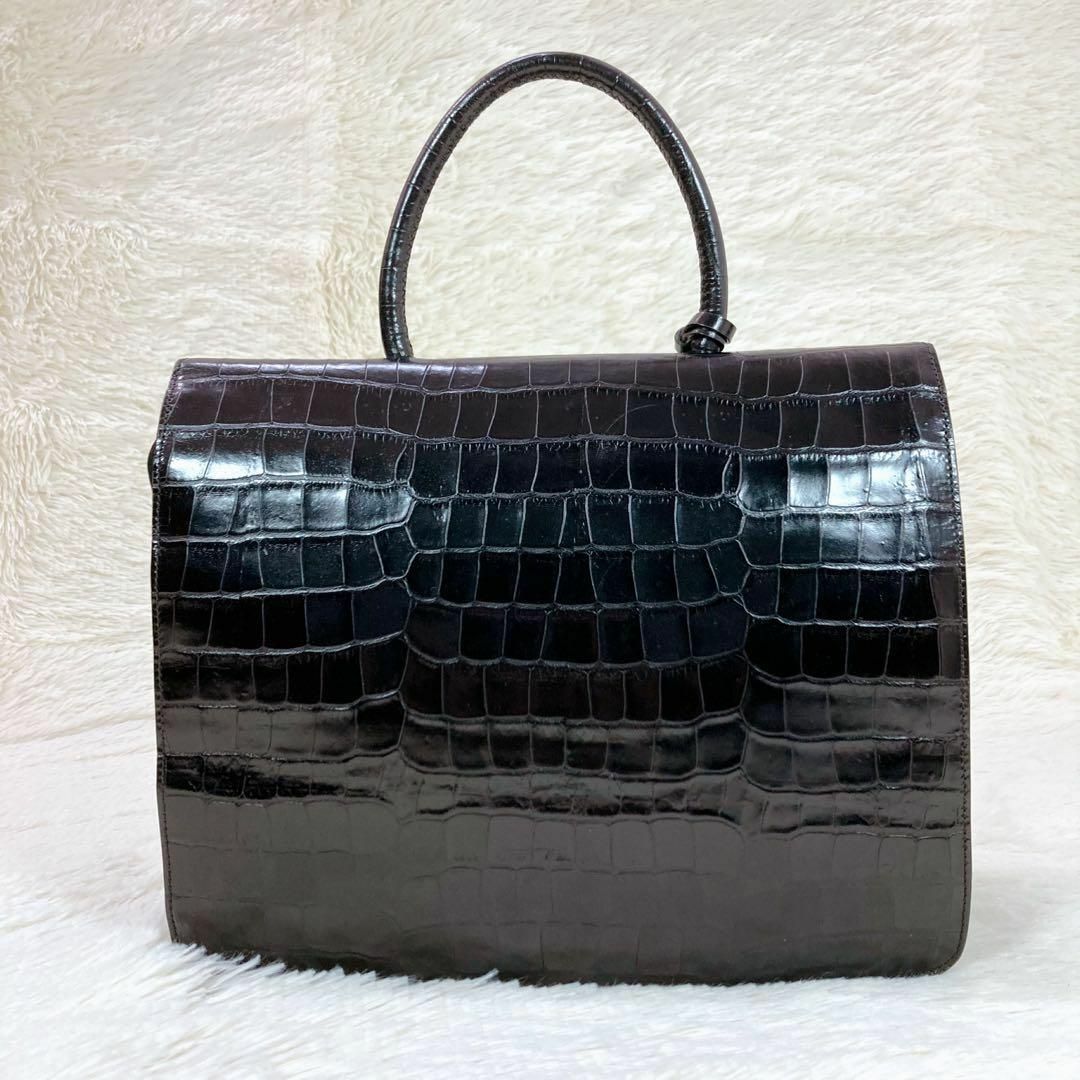 PRADA - 【美品】PRADA プラダ クロコダイル型押しレザー ワン PRADA - 【美品】PRADA プラダ クロコダイル型押しレザー ワン