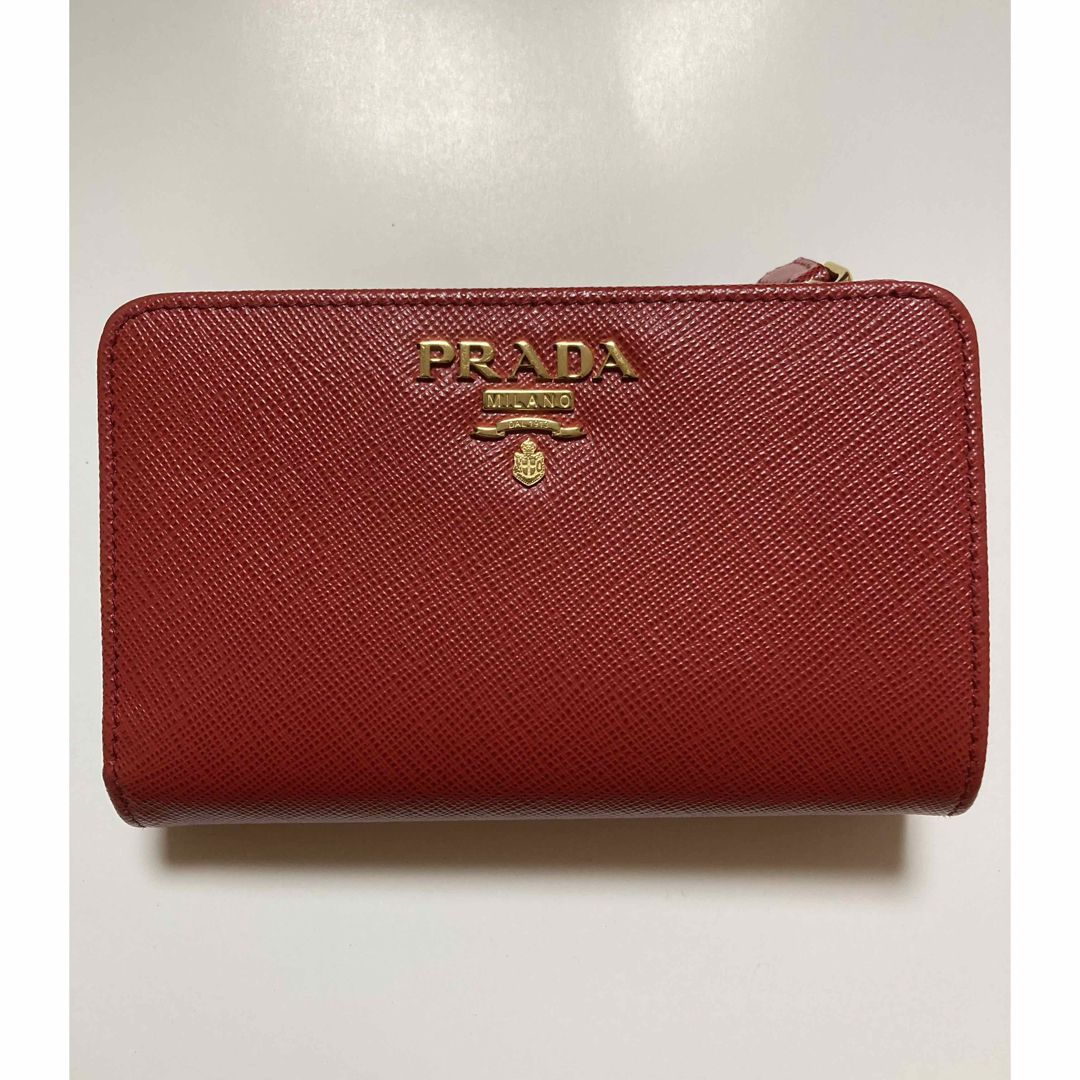 PRADA - 【特価〜7日まで】プラダ 二つ折り財布 サフィアーノ PRADA - 【特価〜7日まで】プラダ 二つ折り財布 サフィアーノ