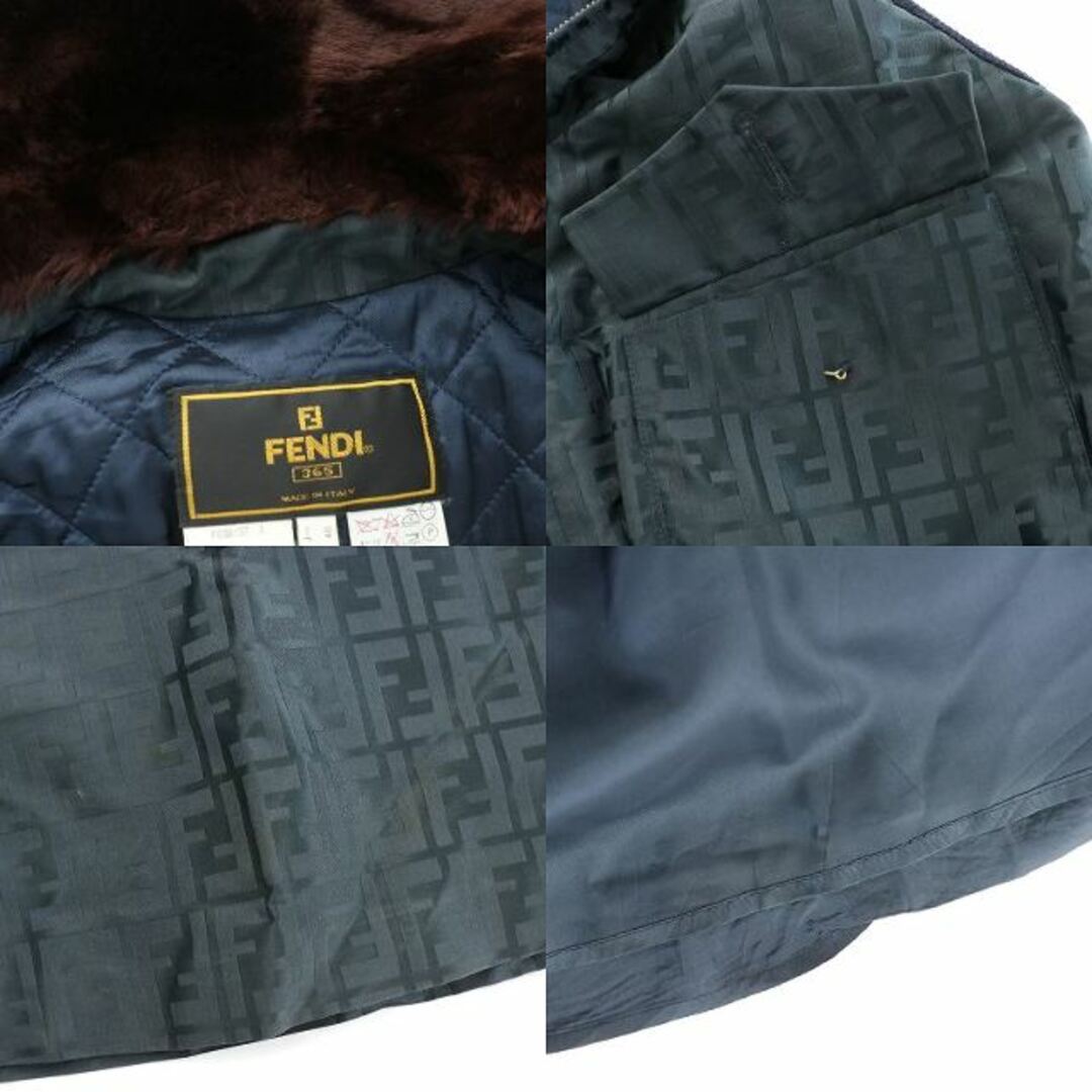 FENDI - FENDI ヴィンテージ ズッカ柄 セットアップ 中綿ベスト FENDI - FENDI ヴィンテージ ズッカ柄 セットアップ 中綿ベスト