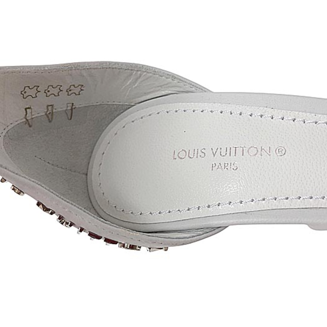 LOUIS VUITTON - ルイヴィトン パンプス レザー ホワイト 白 #35 LOUIS VUITTON - ルイヴィトン パンプス レザー ホワイト 白 #35