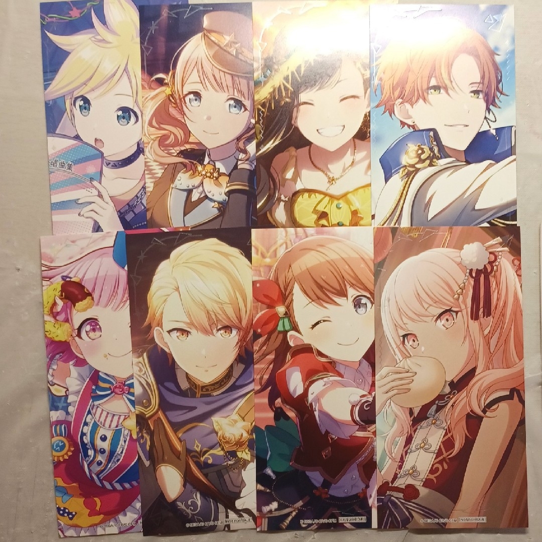 SEGA(セガ)のプロセカ レン 穂波 杏 彰人 えむ 司 みのり 瑞希 アニメイト フェア 特典 エンタメ/ホビーのアニメグッズ(カード)の商品写真
