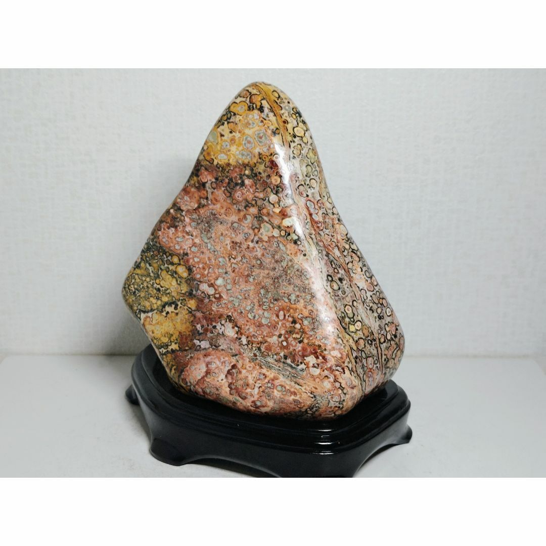 レオパードジャスパー 3.3kg 碧玉 紋石 鑑賞石 原石 自然石 鉱物 水石