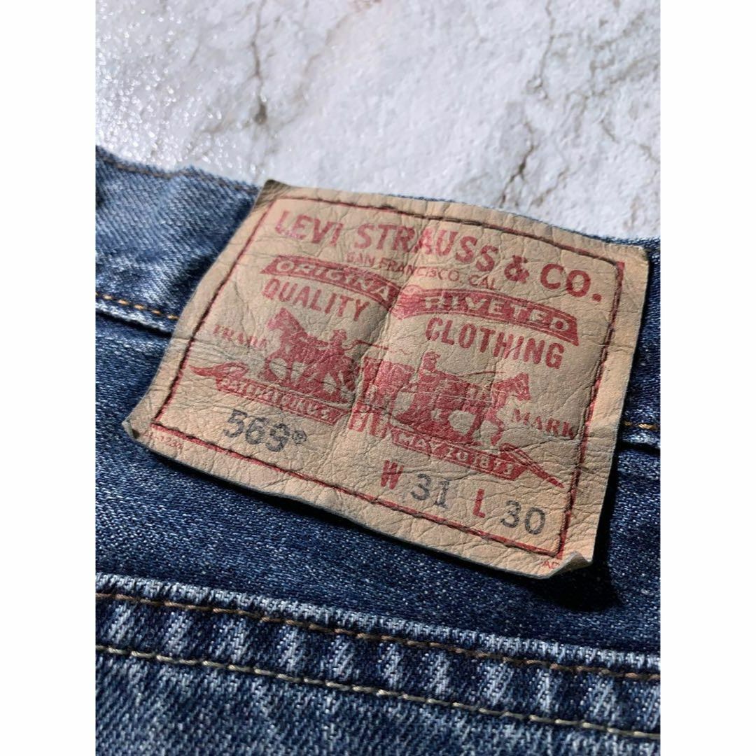 Levi's - 00s USA Levi's 569 ワイド ルーズ ストレート デニム Levi's - 00s USA Levi's 569 ワイド ルーズ ストレート デニム