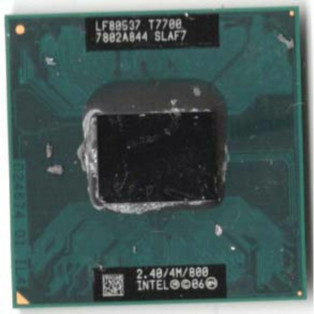 intel(インテル)のCore2Duo T7700 2.4GHz SocketP SLAF7 スマホ/家電/カメラのPC/タブレット(PCパーツ)の商品写真
