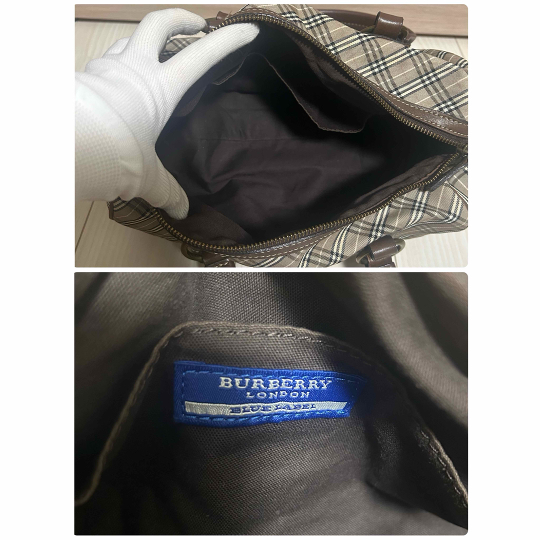BURBERRY BLUE LABEL - BURBERRY BLUE LABEL ミニボストンバッグ BURBERRY BLUE LABEL - BURBERRY BLUE LABEL ミニボストンバッグ