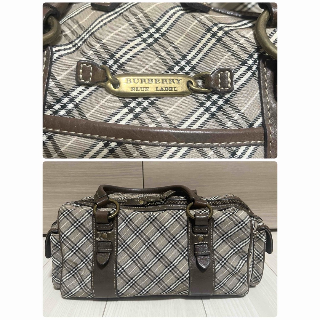 BURBERRY BLUE LABEL - BURBERRY BLUE LABEL ミニボストンバッグ BURBERRY BLUE LABEL - BURBERRY BLUE LABEL ミニボストンバッグ