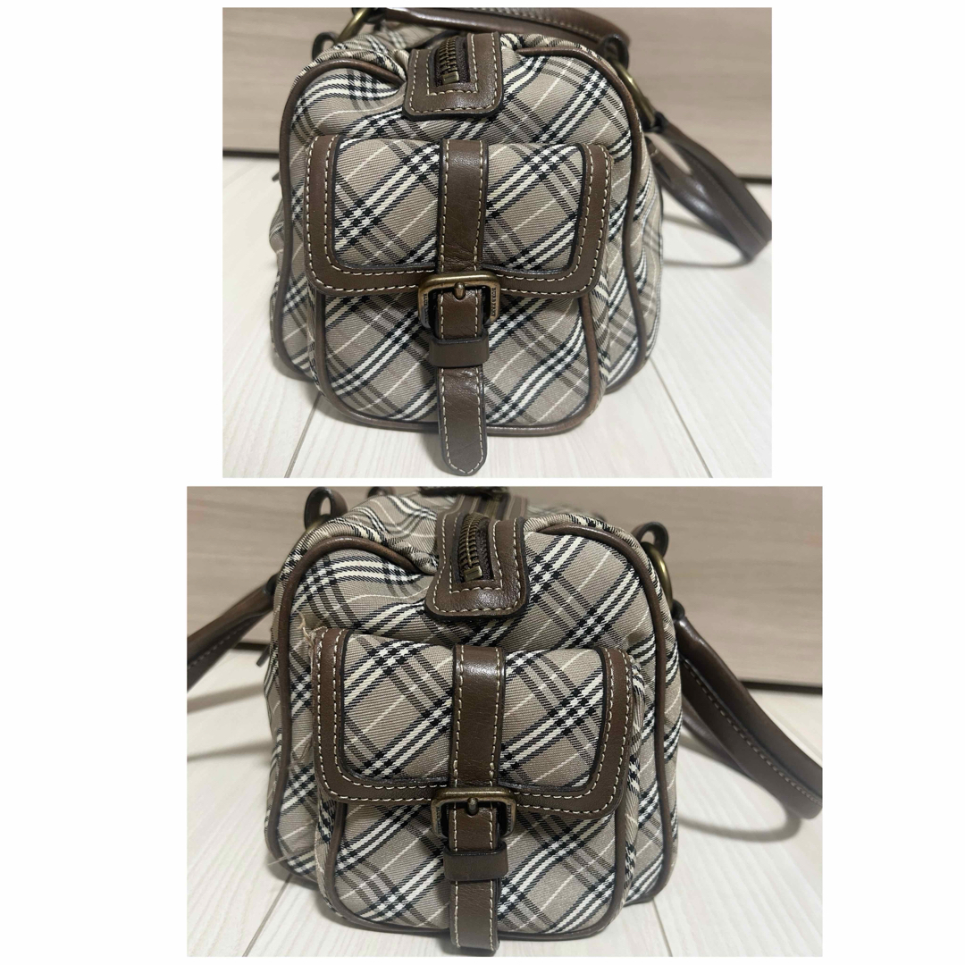 BURBERRY BLUE LABEL - BURBERRY BLUE LABEL ミニボストンバッグ BURBERRY BLUE LABEL - BURBERRY BLUE LABEL ミニボストンバッグ