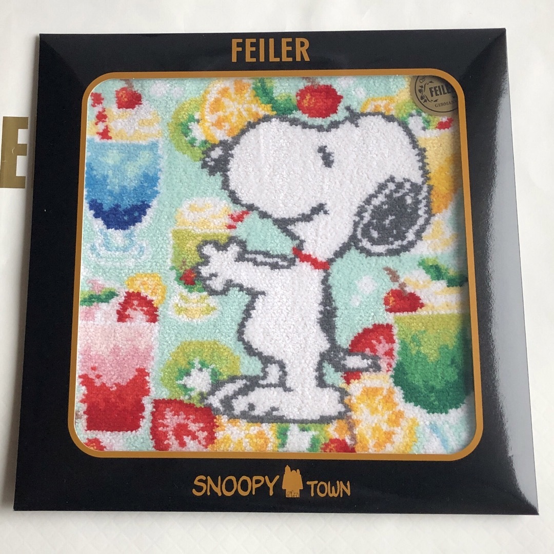 FEILER(フェイラー)のFEILER×SNOOPY ハンカチ ♩クリームソーダ♩ レディースのファッション小物(ハンカチ)の商品写真