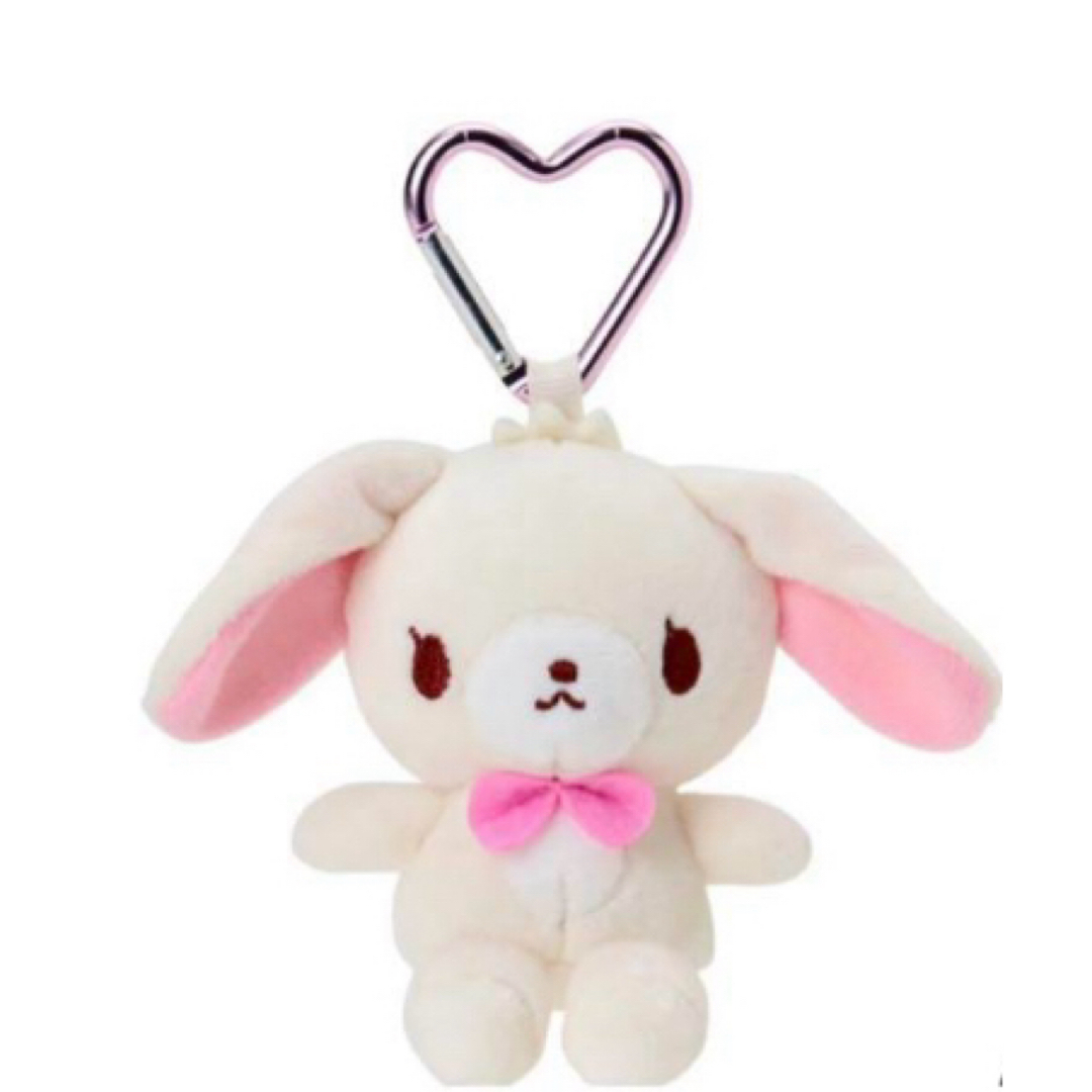 サンリオ ミニマスコットホルダー しろうさ シュガーバニーズ エンタメ/ホビーのおもちゃ/ぬいぐるみ(キャラクターグッズ)の商品写真