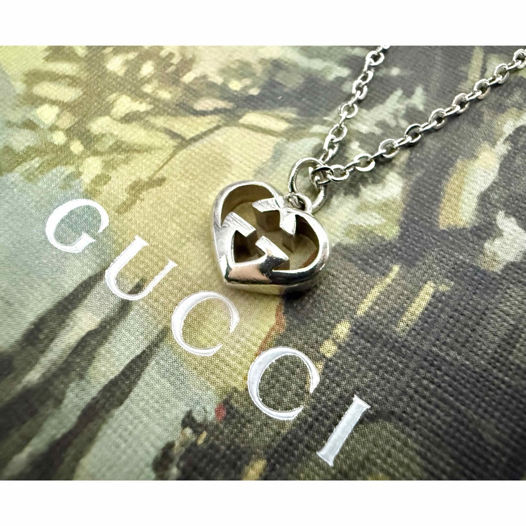 GUCCI - 極美品‼️ GUCCI グッチネックレス ハート シルバー925 GUCCI - 極美品‼️ GUCCI グッチネックレス ハート シルバー925