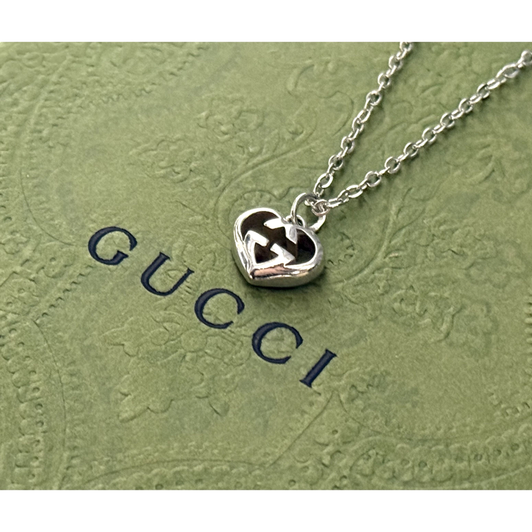 GUCCI - 極美品‼️ GUCCI グッチネックレス ハート シルバー925 GUCCI - 極美品‼️ GUCCI グッチネックレス ハート シルバー925