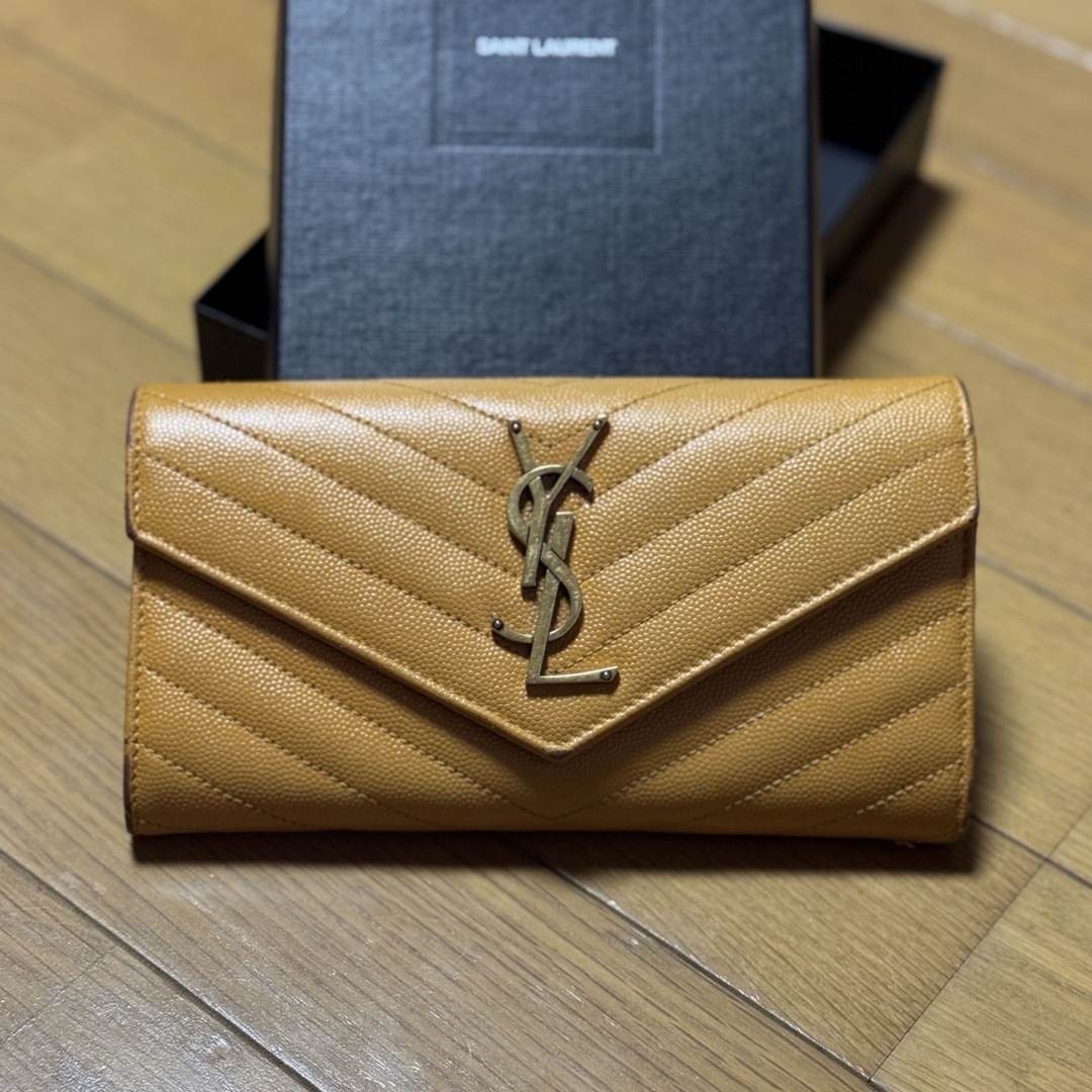 SAINT LAURENT - 【箱有】正規店購入品!!SAINT LAURENT 長財布 SAINT LAURENT - 【箱有】正規店購入品!!SAINT LAURENT 長財布