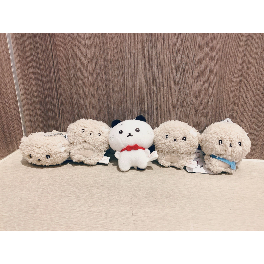 いしよわちゃん マスコットキーチェーン ぬいぐるみ 全5種セット エンタメ/ホビーのおもちゃ/ぬいぐるみ(キャラクターグッズ)の商品写真