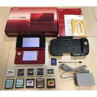 人気ランキング1位～（売れ筋商品） ニンテンドー3DS - お得✨ニンテンドー3DSレッド本体＋ソフト10 携帯用ゲーム機本体